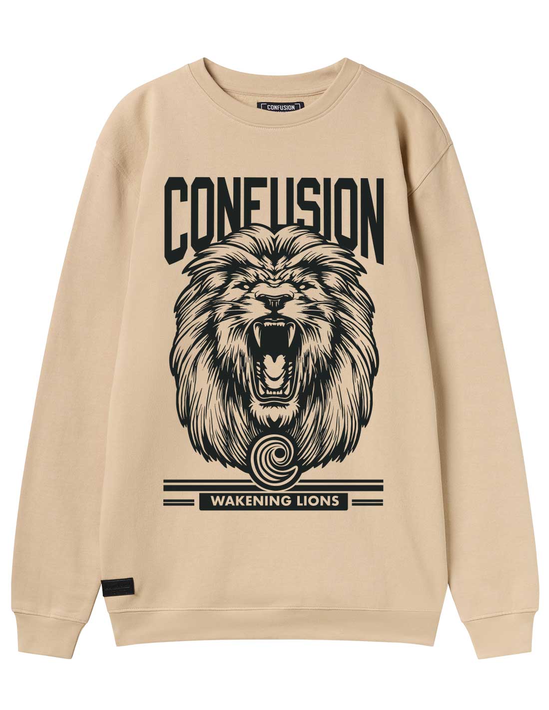 WAKENING LIONS CREAM CREWNECK