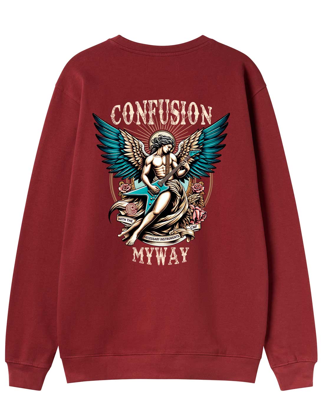 GUITAR ANGEL TILE CREWNECK LIMITED EDITION