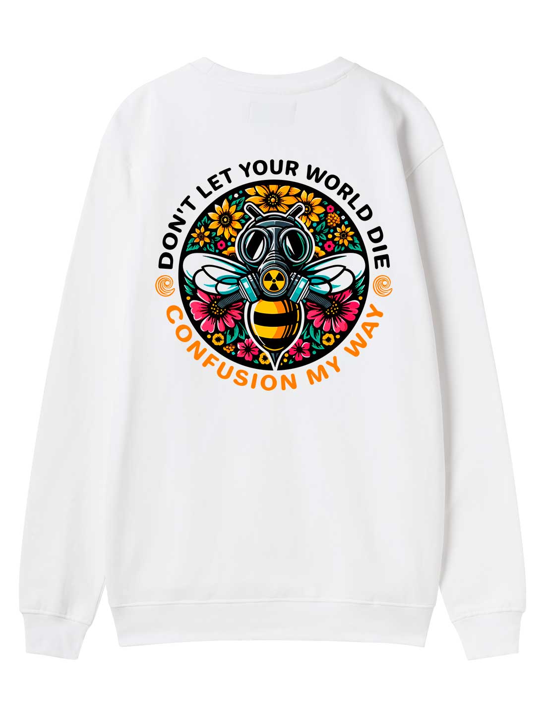 DONT LET WHITE CREWNECK LIMITED EDITION