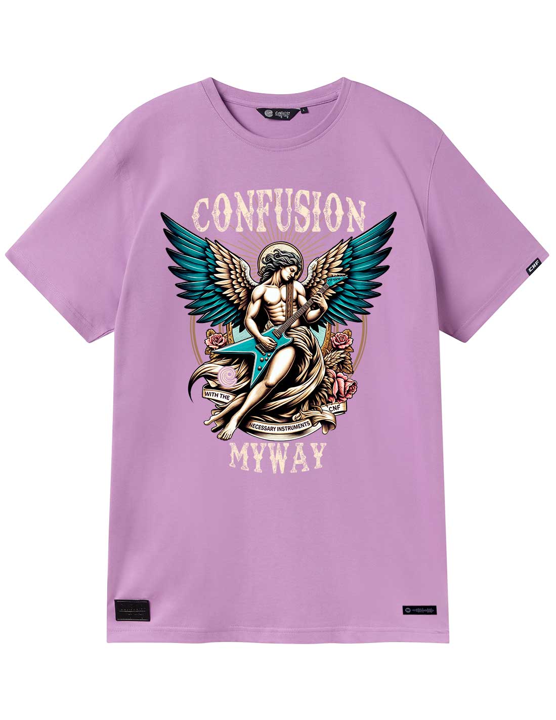 GUITAR ANGEL VIOLET TSHIRT LIMITED EDITION