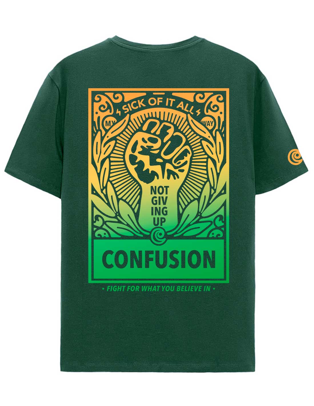 FIST FADE ORANGE EDEN (NEW) TSHIRT LIMITED EDITION