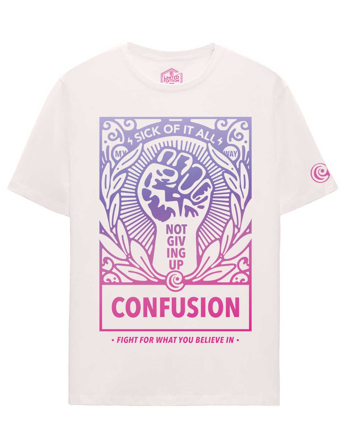 FIST FADE VIO COCO MILK TSHIRT LIMITED EDITION