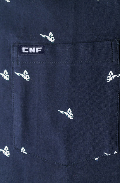 FLY SKULL BLUE SHIRT
