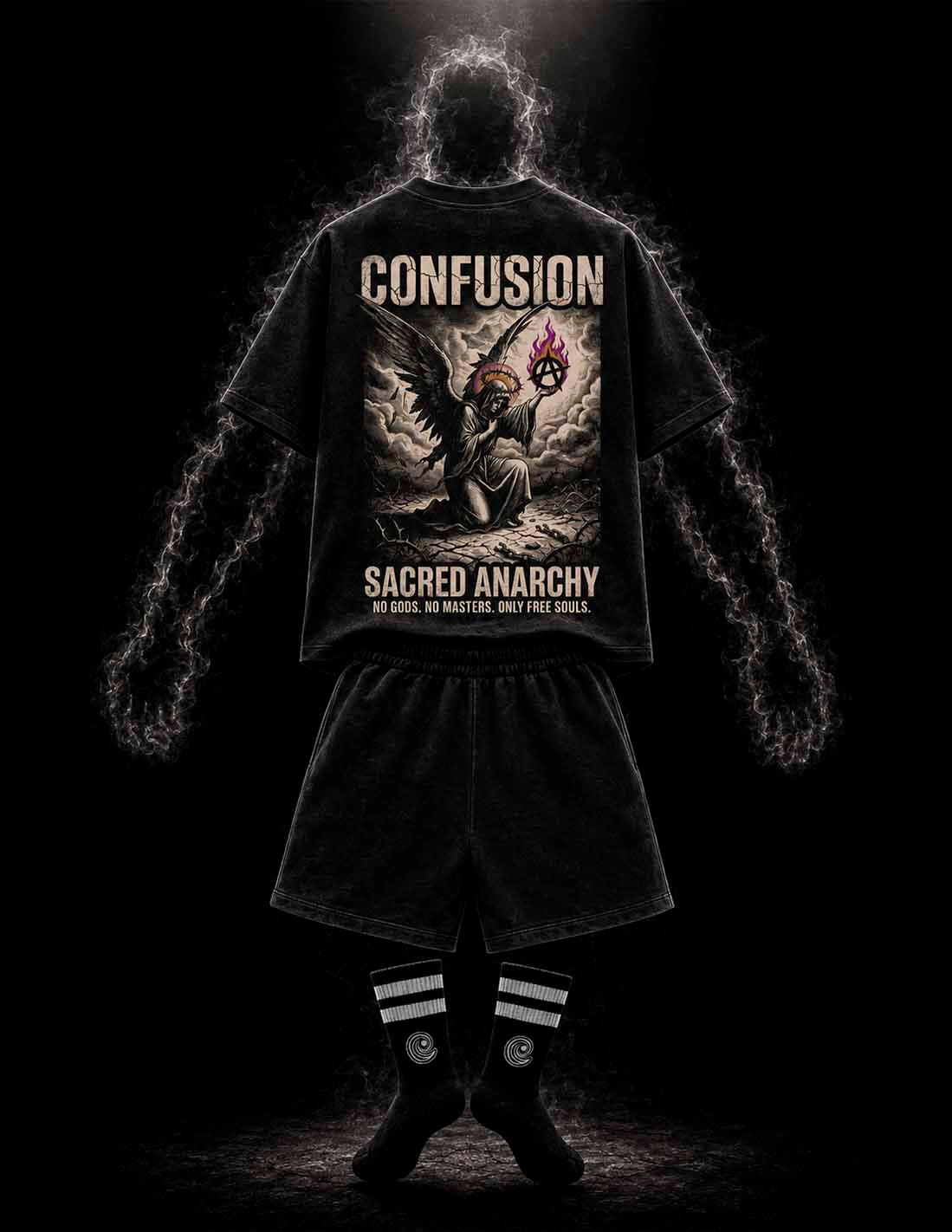 SACRED ANARCHY BLACK PACK STONE WASH