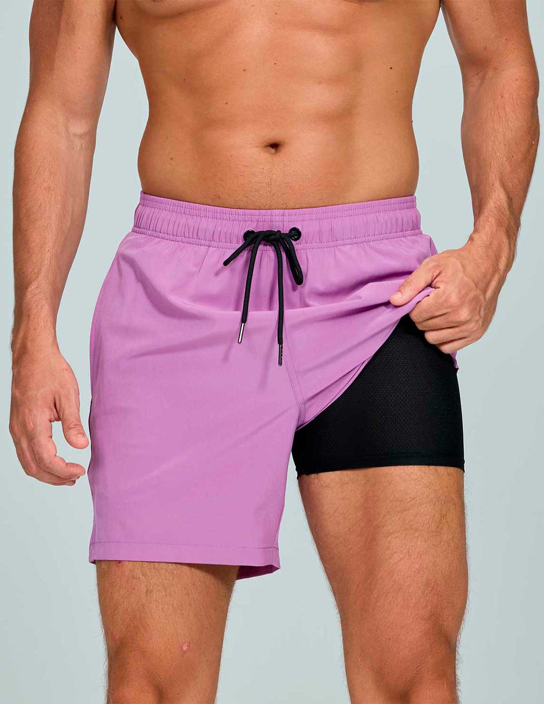 PURPLE SWIMSUITE V8 LOGO LIMITED EDITON