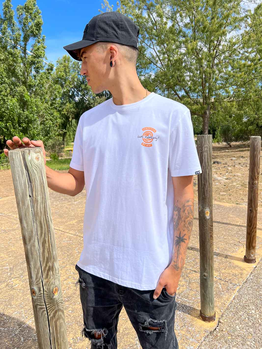LIVE INTENSE WHITE TSHIRT LIMITED EDITION