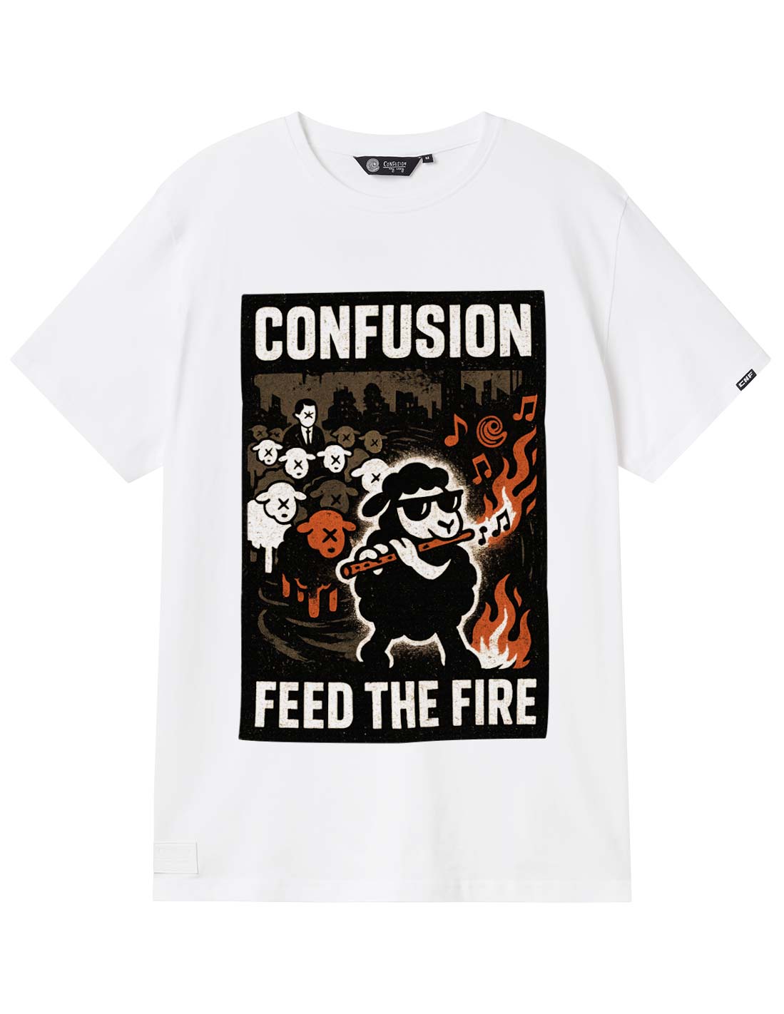BLACKMELIN WHITE TSHIRT LIMITED EDITION