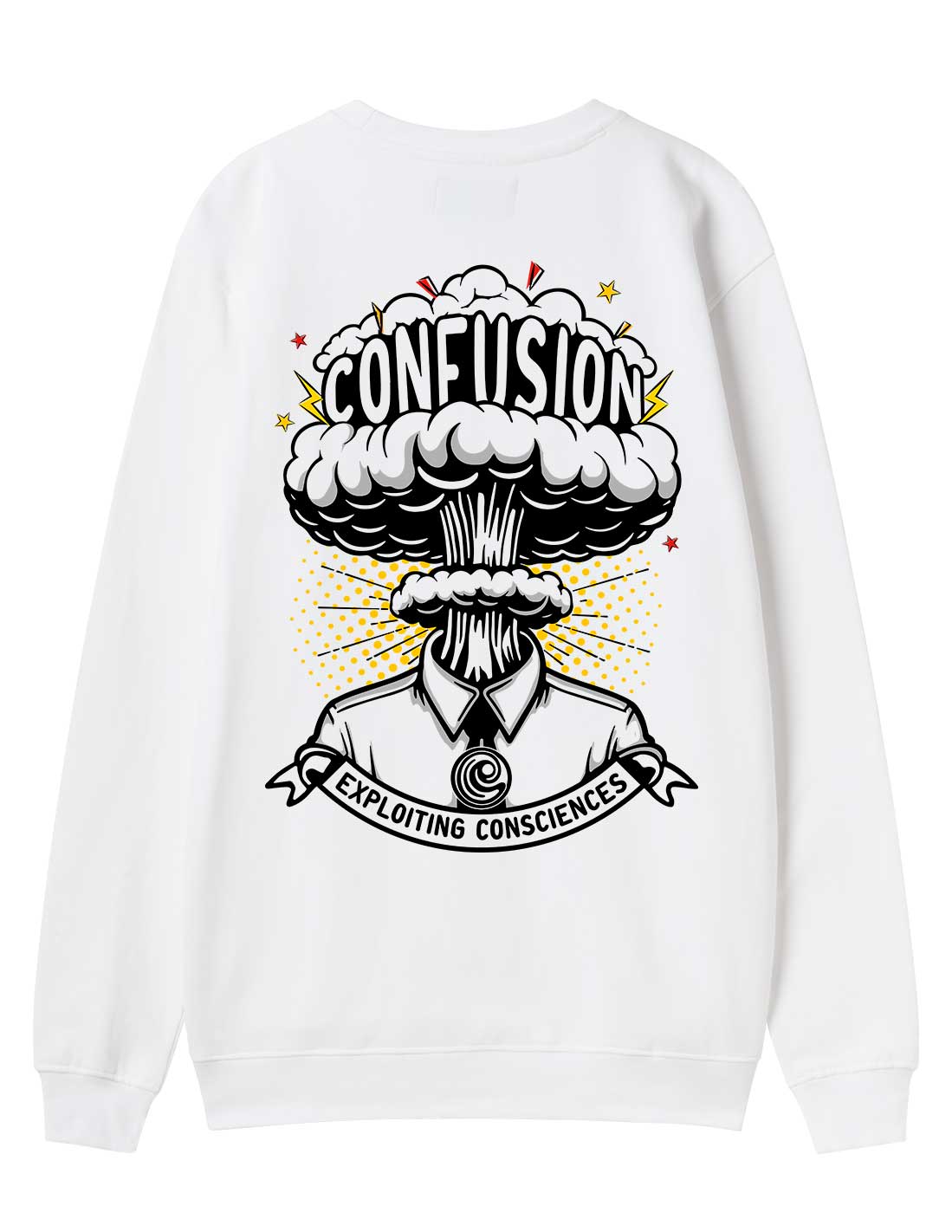 EXPLOITING WHITE CREWNECK LIMITED EDITION