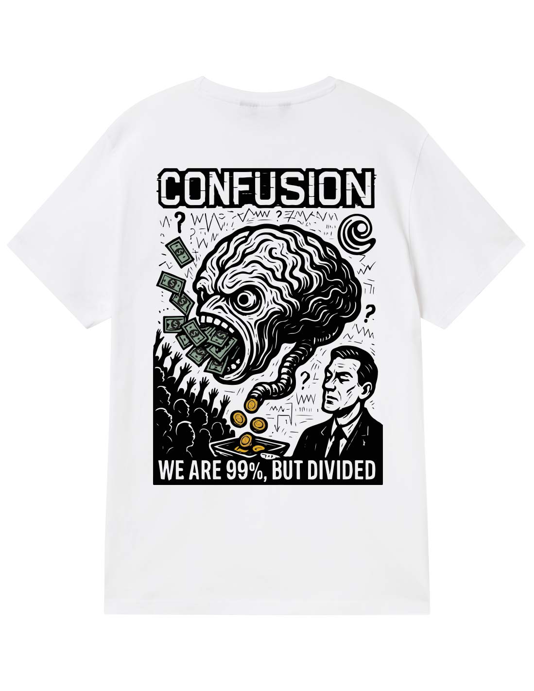 99% WHITE TSHIRT LIMITED EDITION