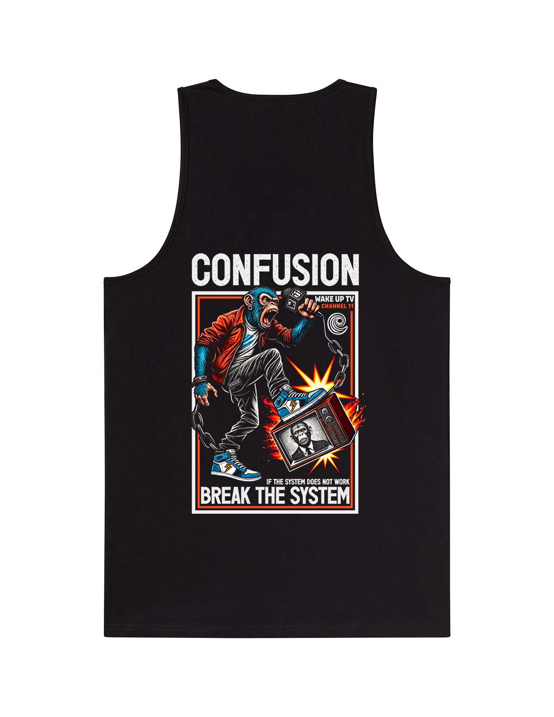 BREAK THE SYSTEM BLACK TANK LIMITED EDITION