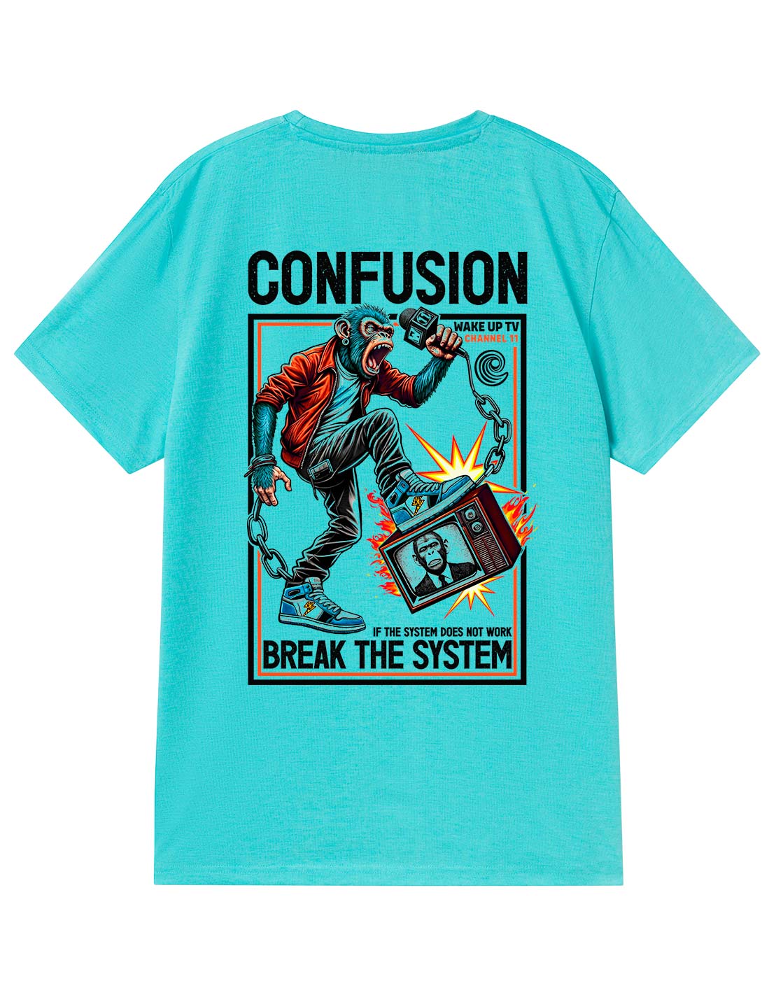 BREAK THE SYSTEM CURACAO TSHIRT LIMITED EDITION