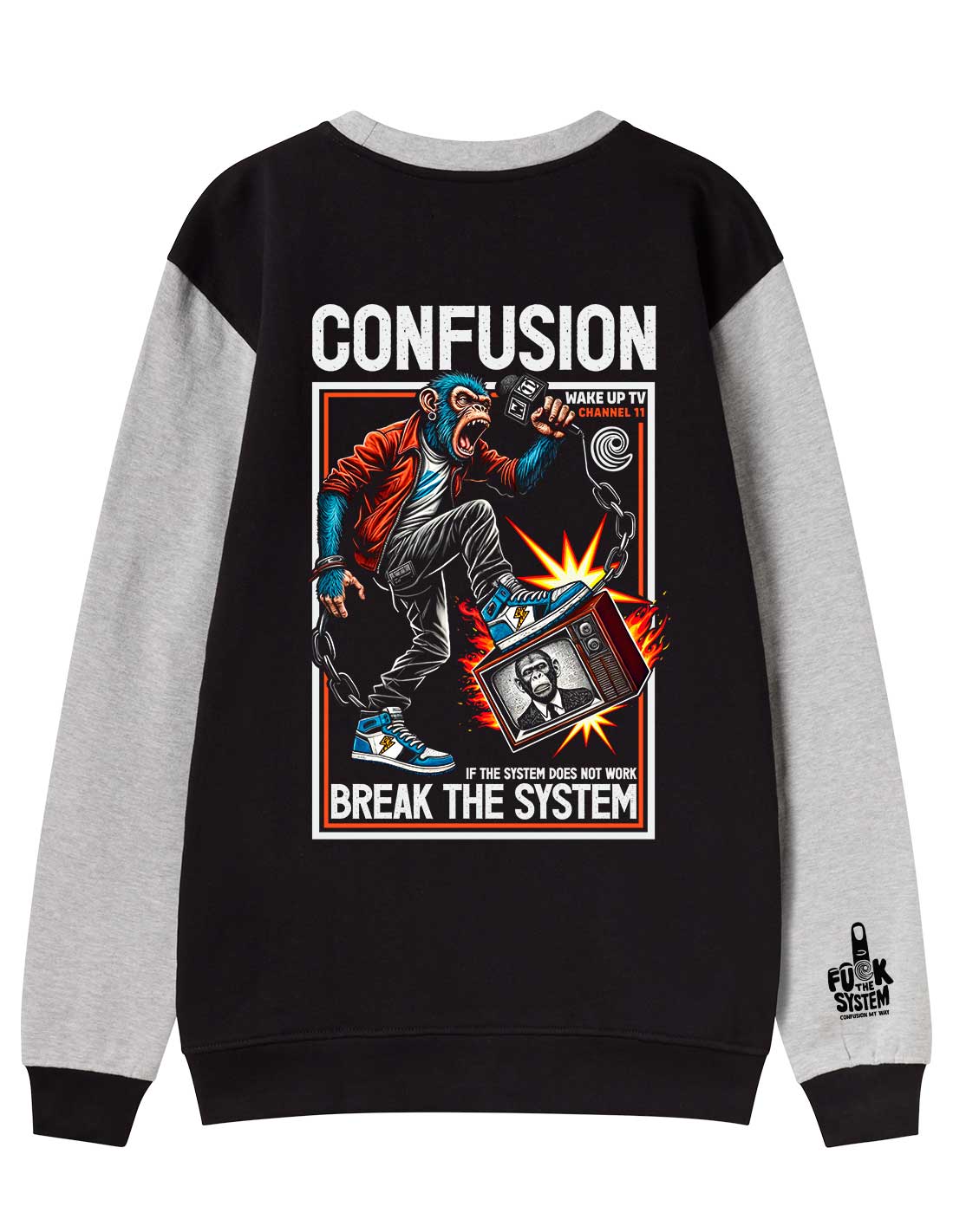 BREAK THE SYSTEM SG  & BLACK CREWNECK LIMITED EDITION