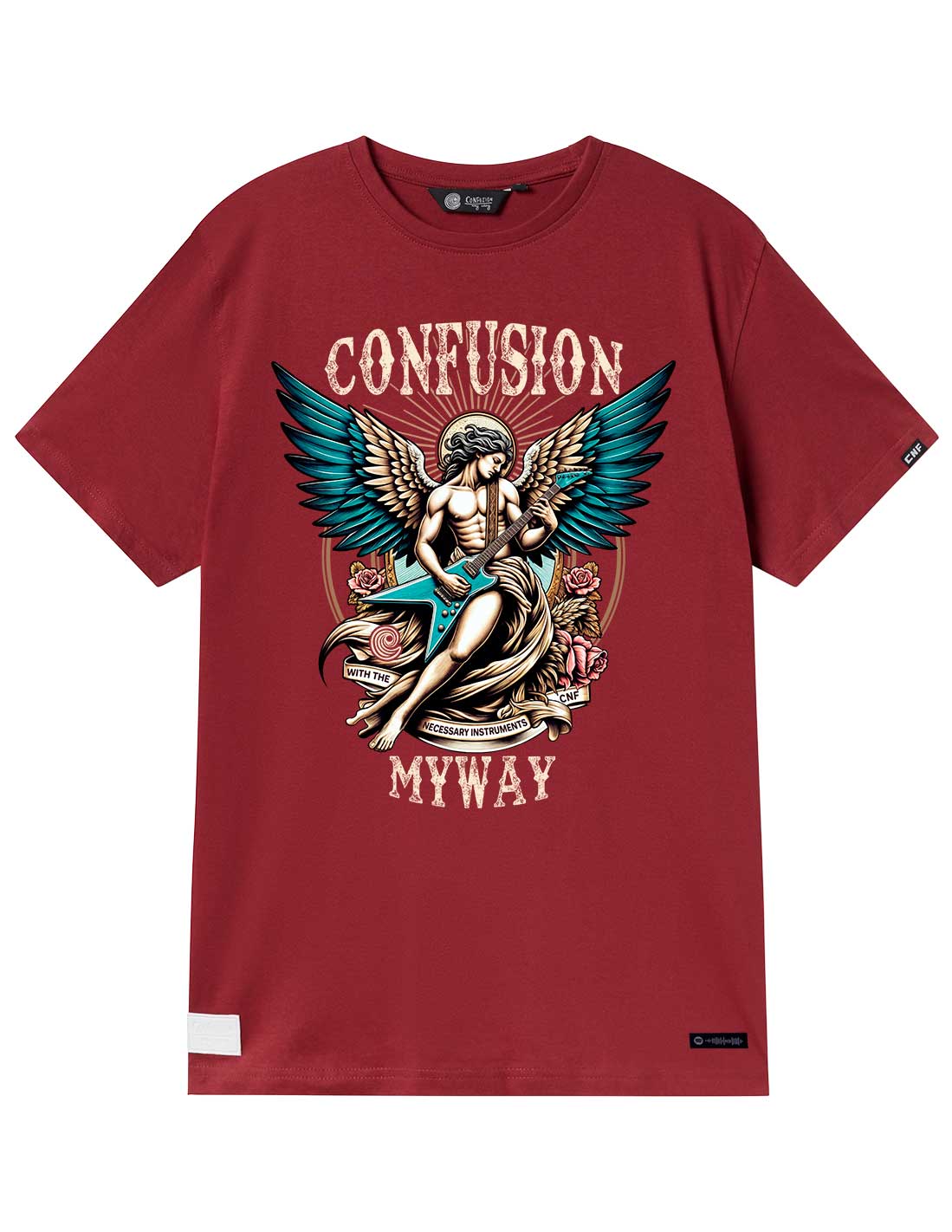GUITAR ANGEL TILE TSHIRT LIMITED EDITION