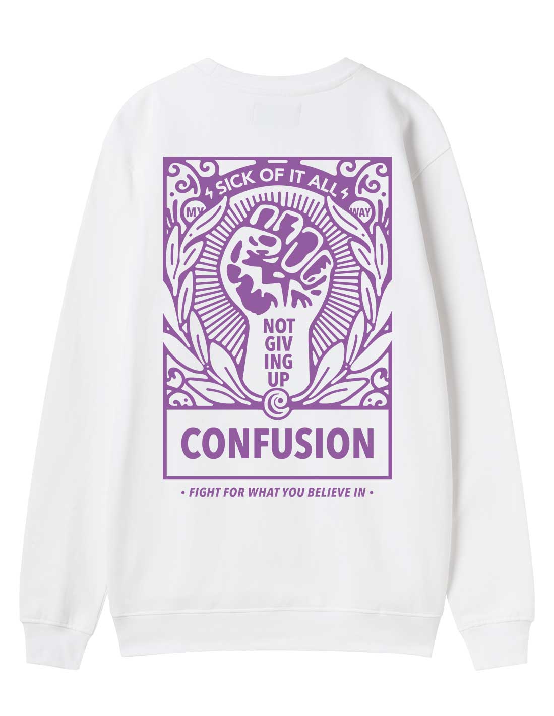 WHITE PURPLE 2 FIST CREW LIMITED EDITION