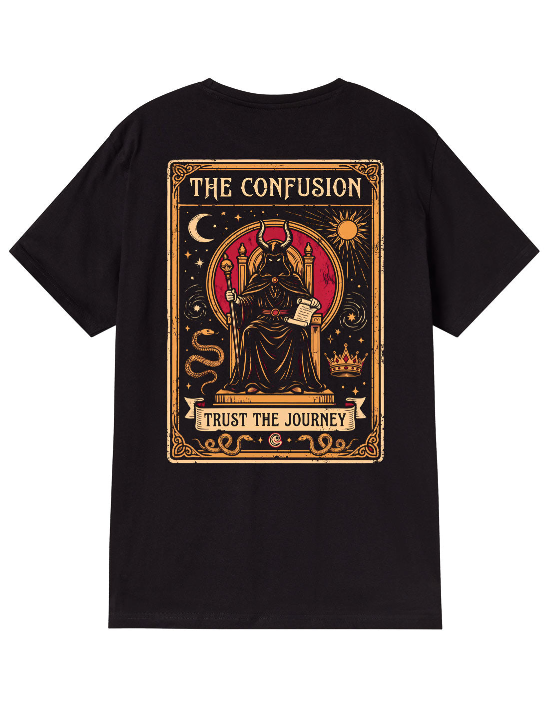 TRUST THE JOURNEY BLACK TSHIRT