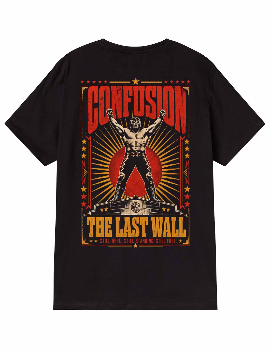 THE LAST WALL BLACK TEE