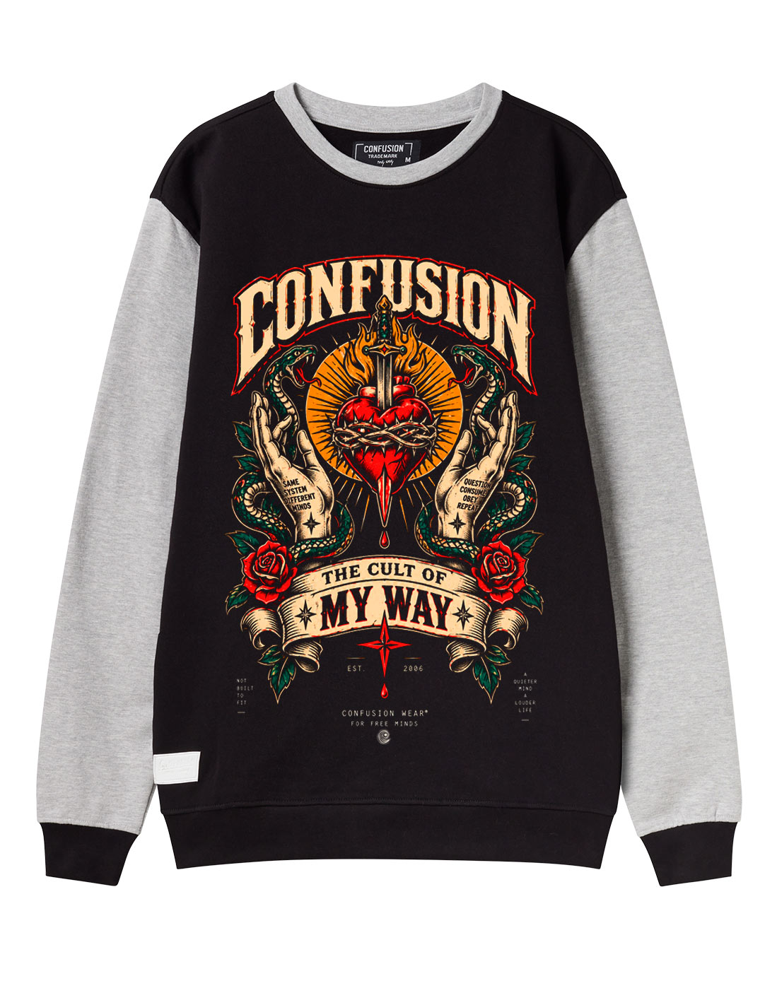 THE CULT BLACK CREWNECK