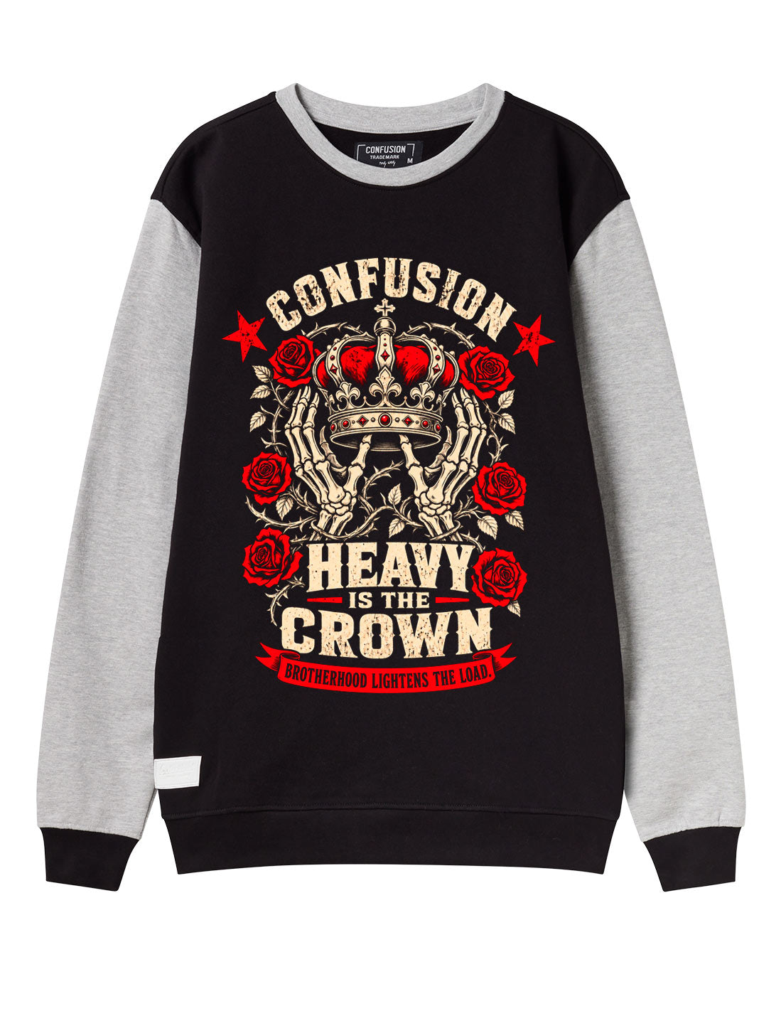 HEAVY BLACK CREWNECK