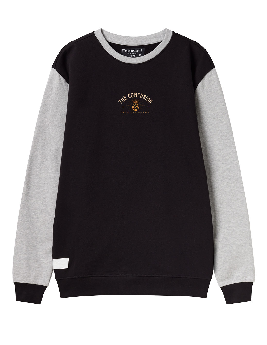 TRUST THE JOURNEY BLACK CREWNECK