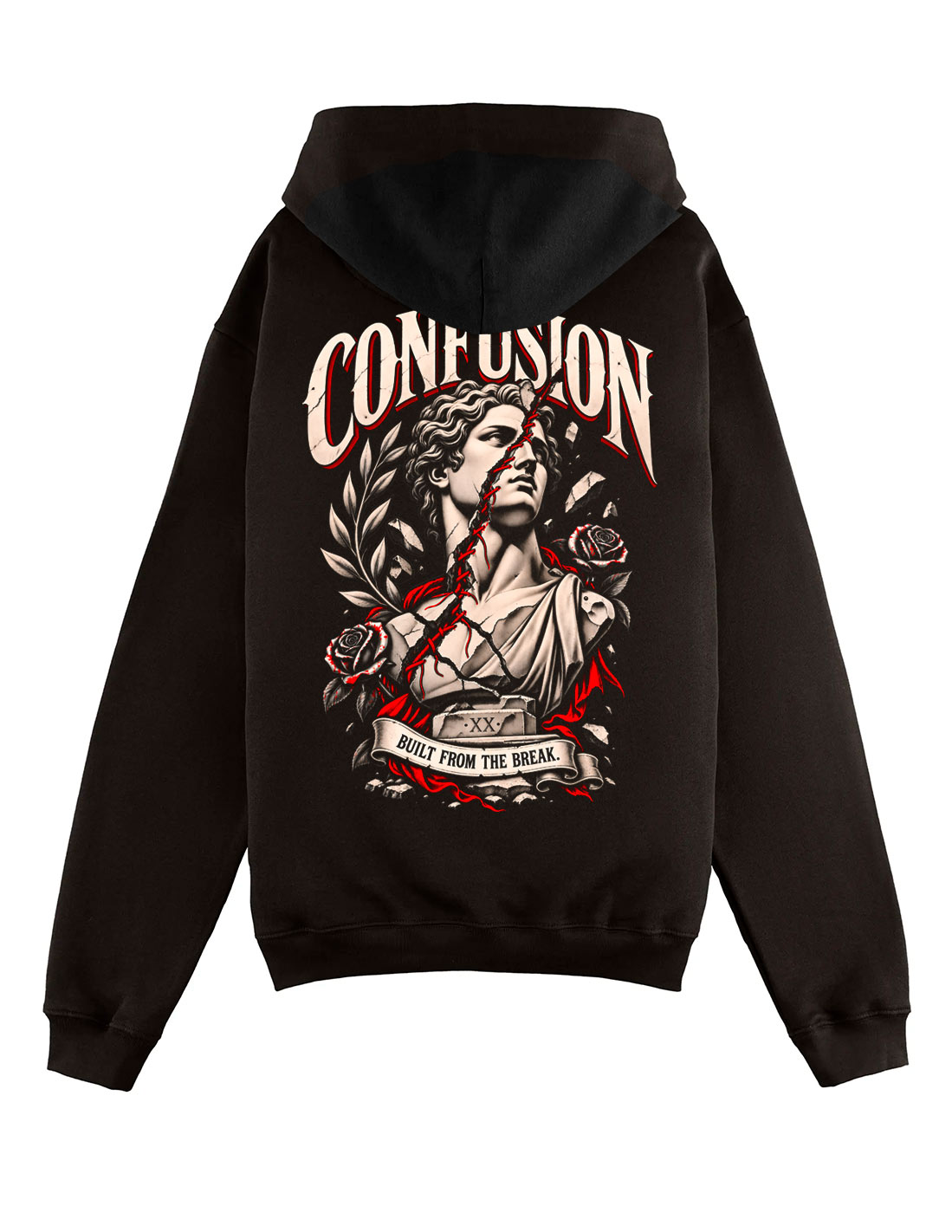 BUILD FROM THE BREAK BLACK HOODIE
