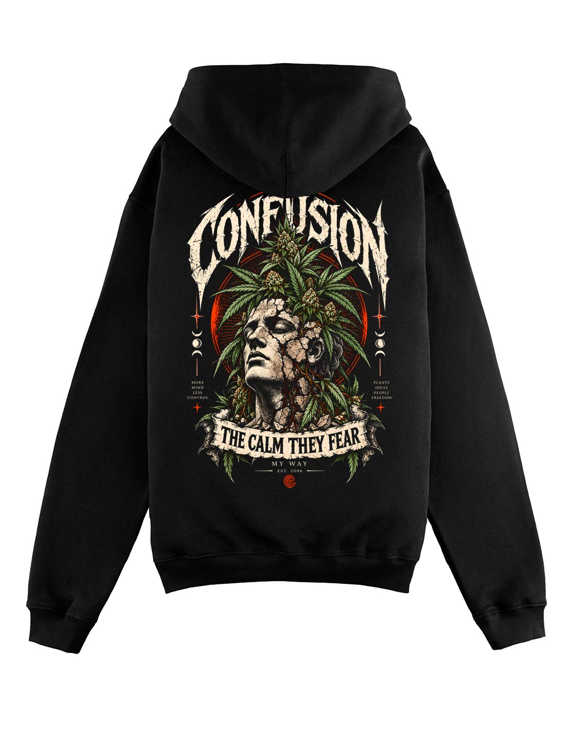THE CALM BLACK HOODIE