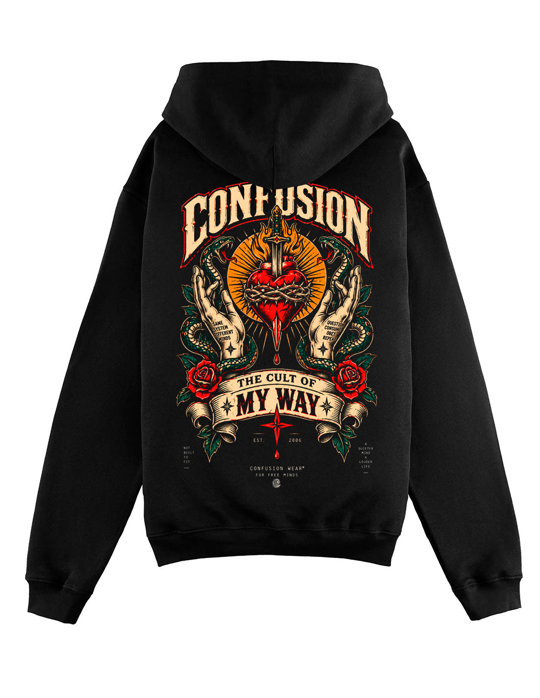 THE CULT BLACK HOODIE