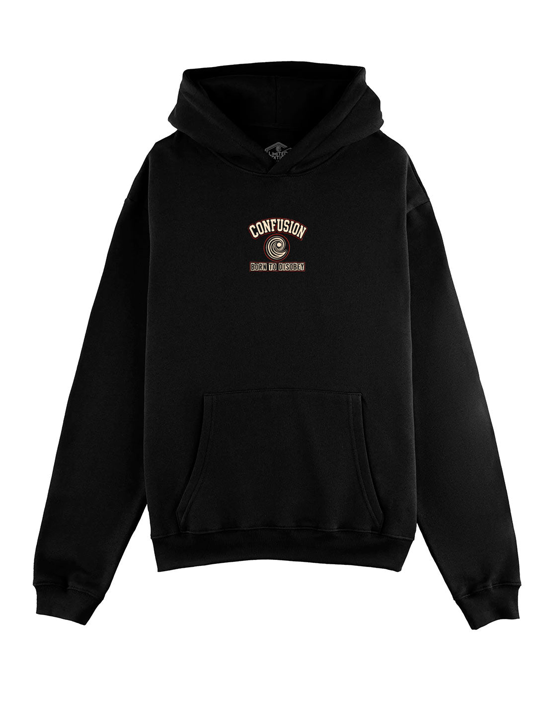 BORN TO DISOBEY BLACK HOODIE