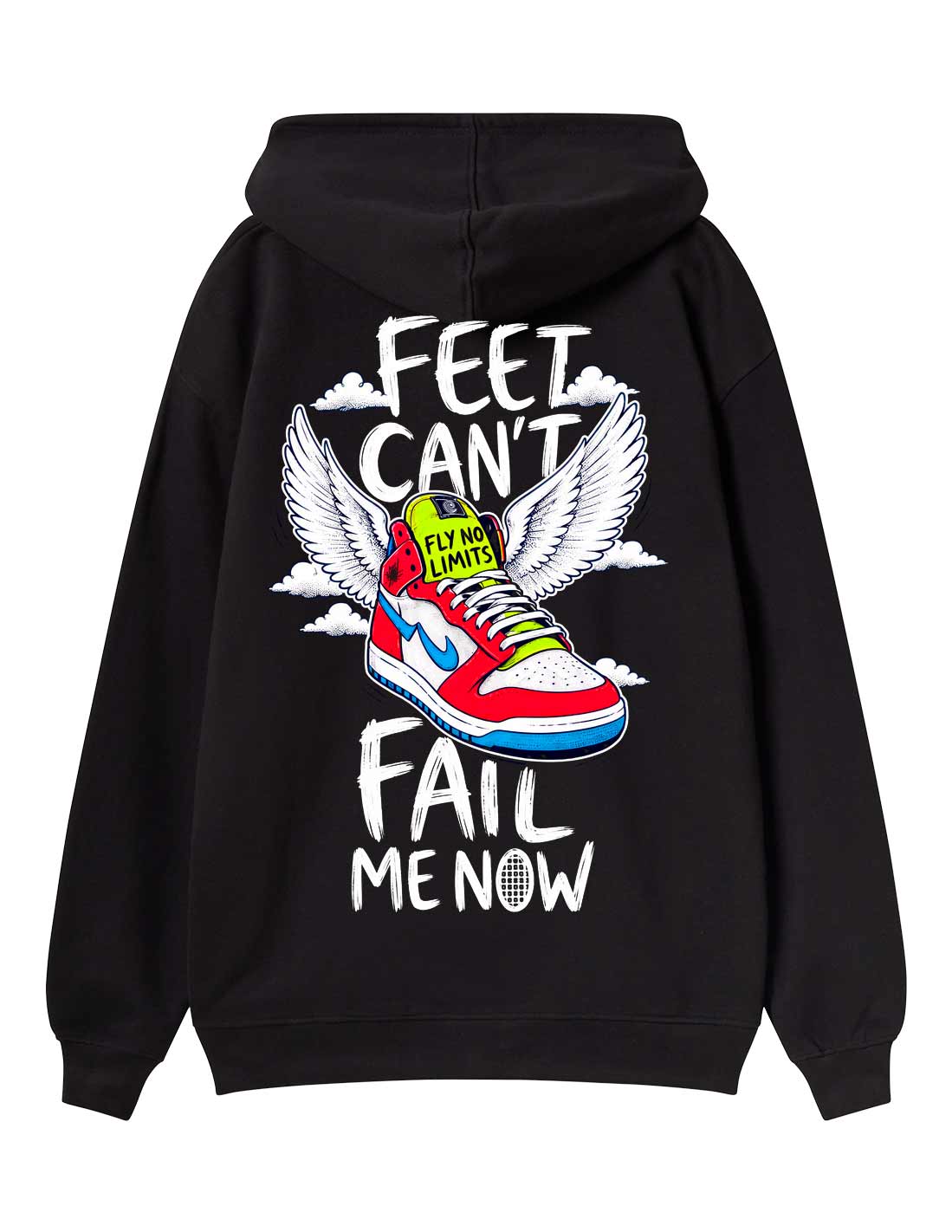 FLY NO LIMITS BLACK HOODIE