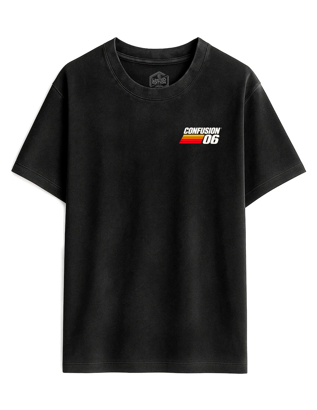 SAME MINDS BLACK TEE OVERSIZE LAVADO A LA PIEDRA