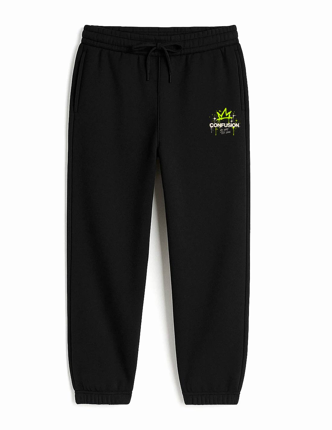 MALA INFLUENCIA BLACK PANT NEW PATTERN
