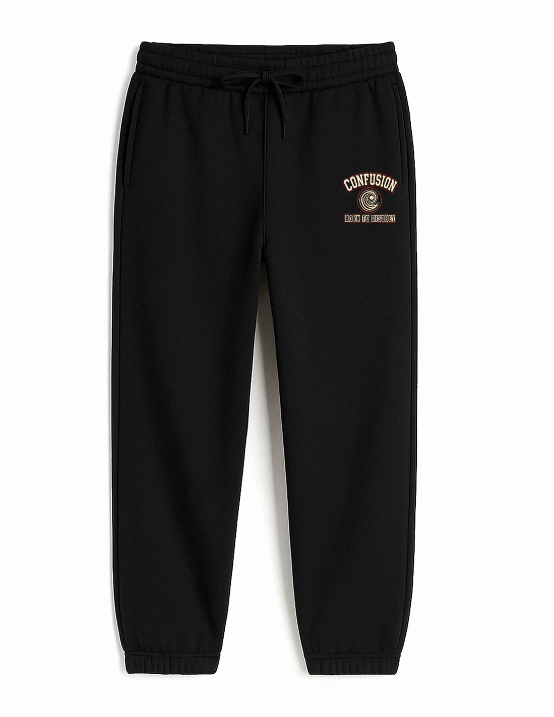 BORN TO DISOBEY BLACK PANT NEW PATTERN