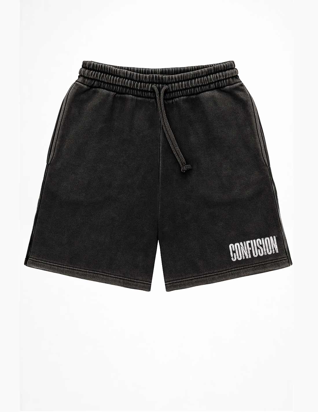 BORN IN THE DARK BLACK SHORT LAVADO A LA PIEDRA