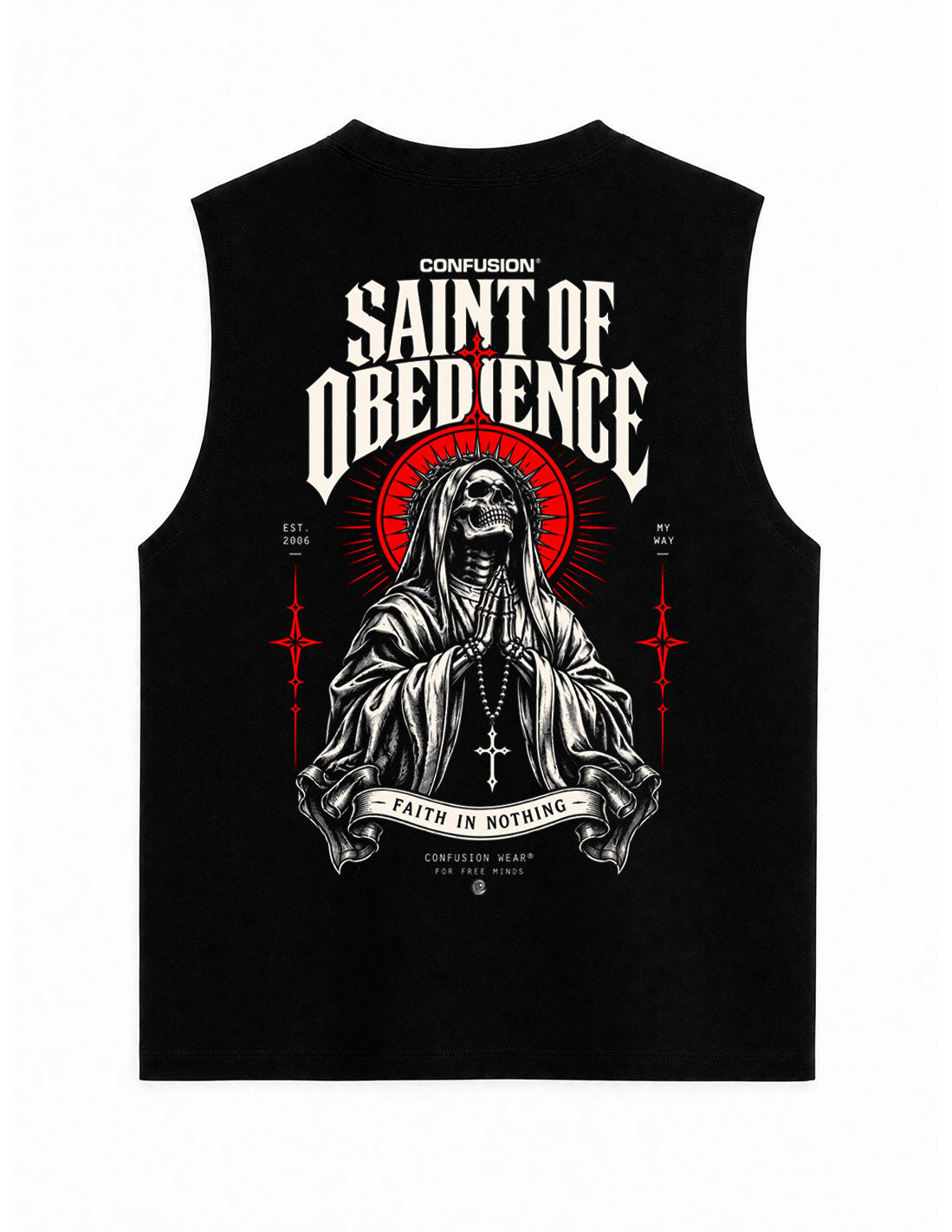 SAINT OF OBEDIENCE BLACK TANK