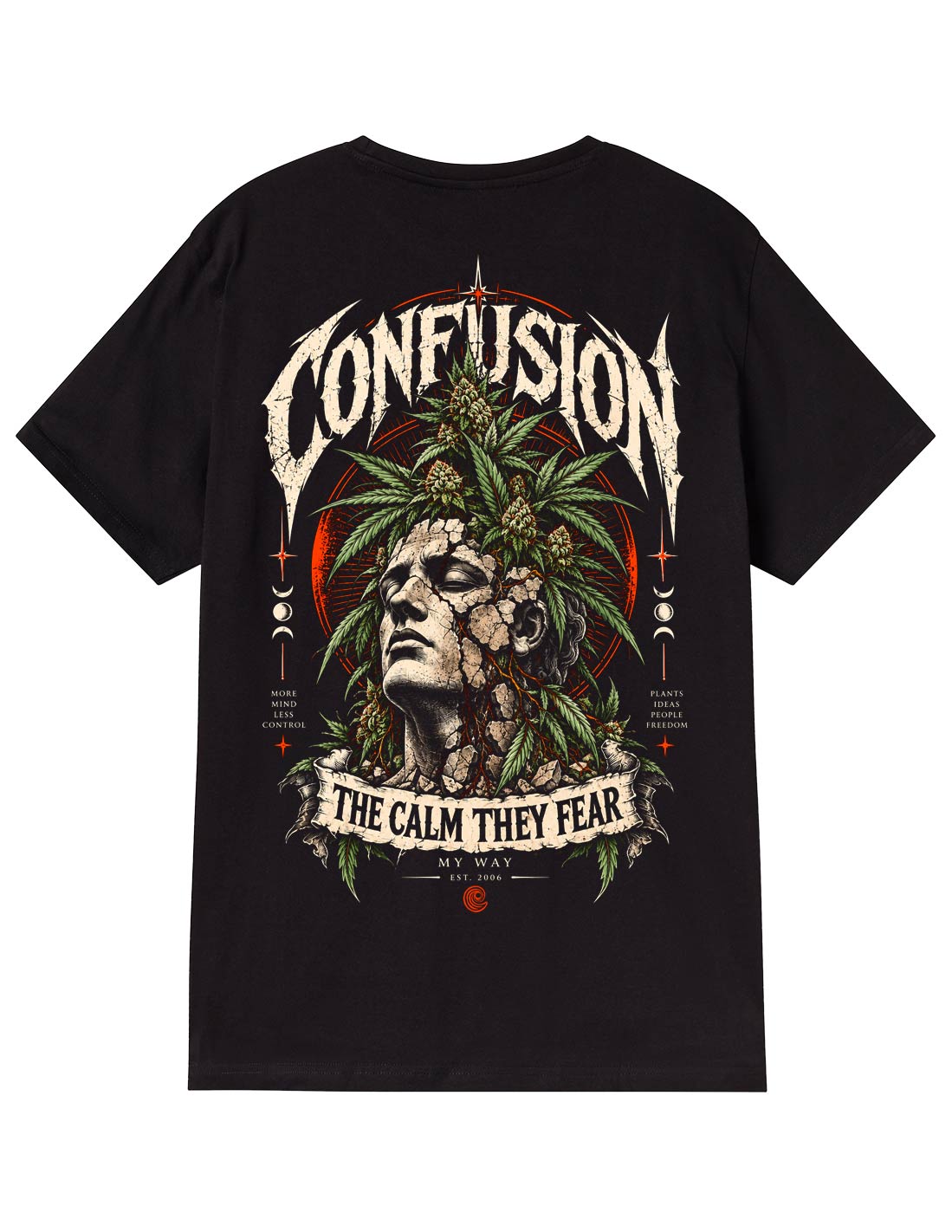 THE CALM BLACK TSHIRT