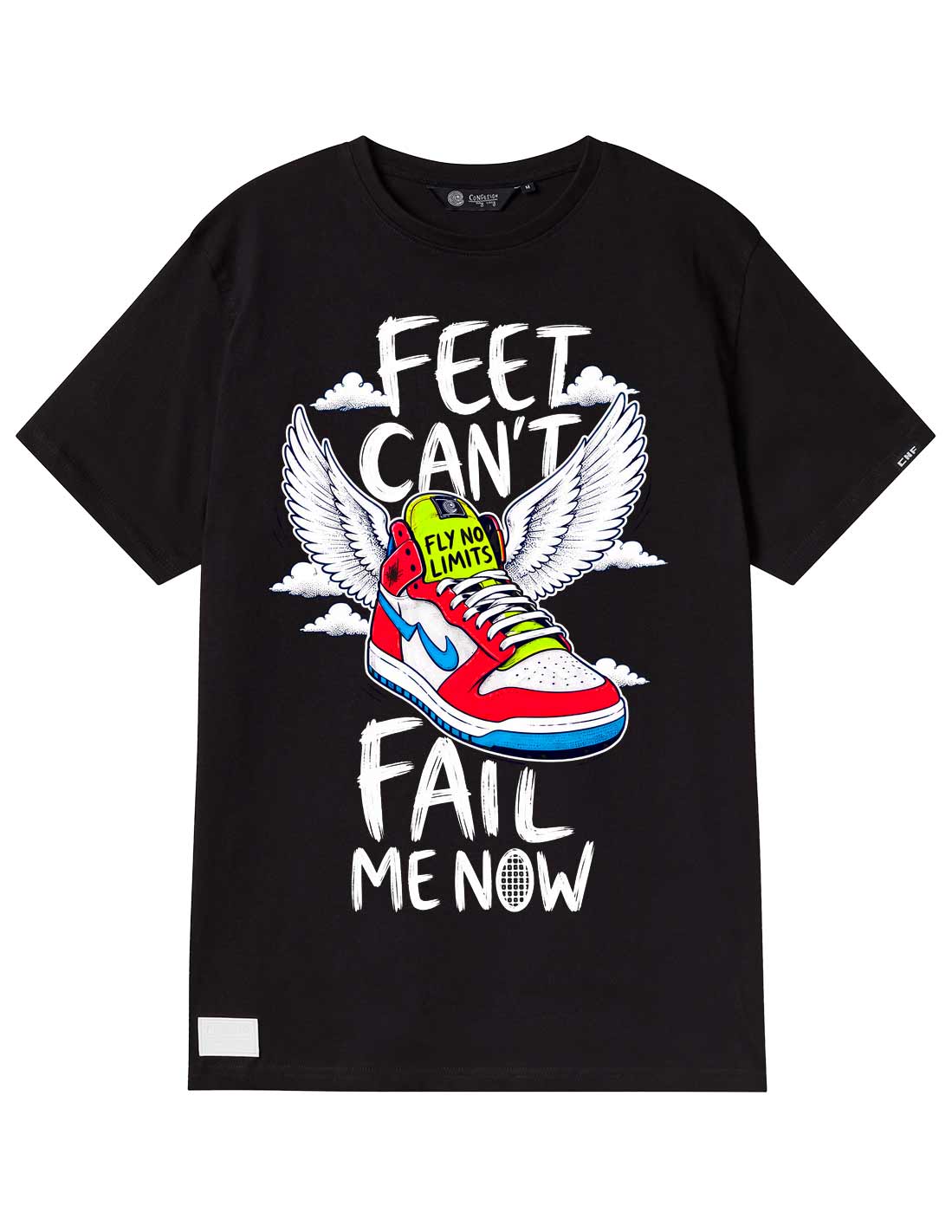 FLY NO LIMITS BLACK TSHIRT
