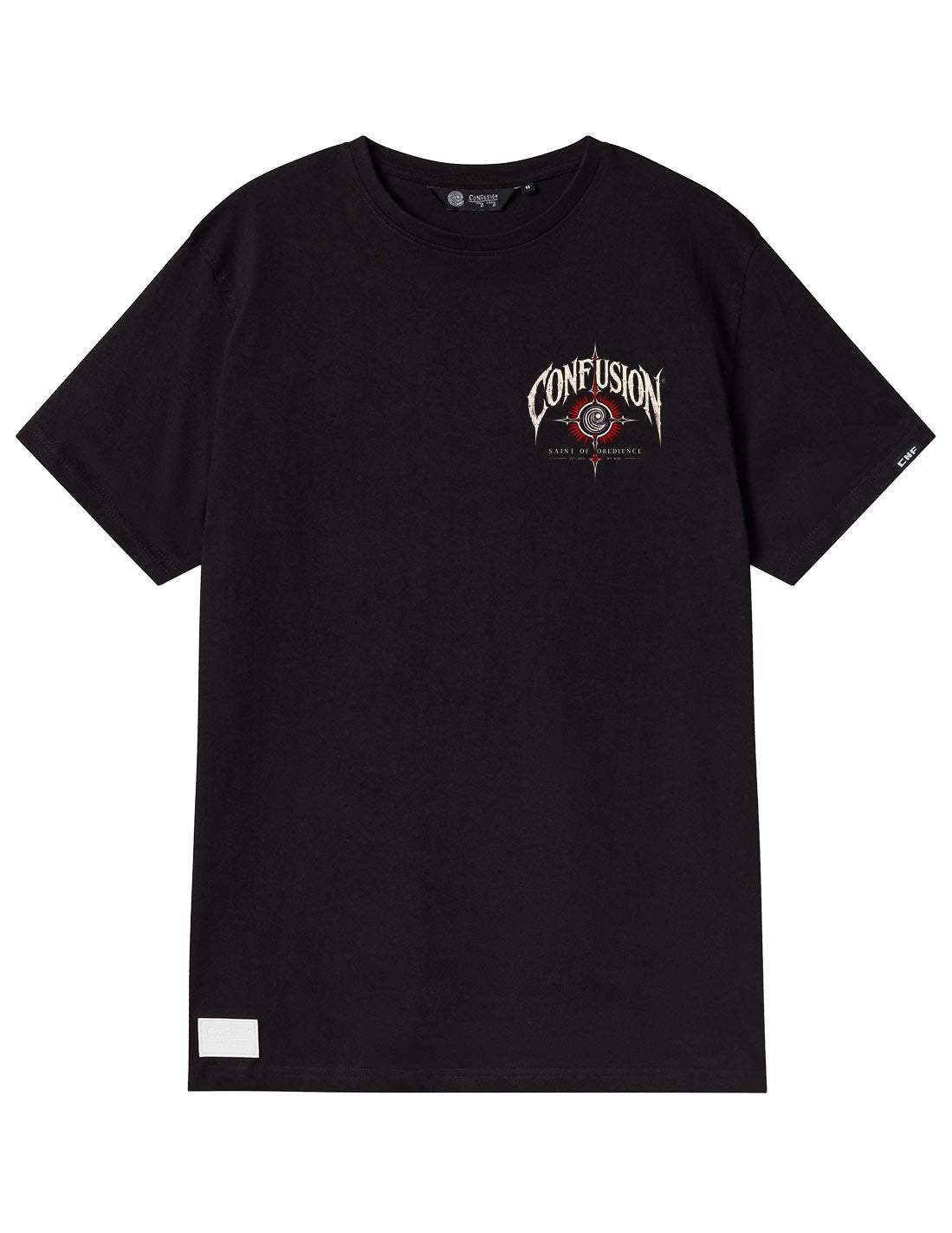 SAINT OF OBEDIENCE BLACK TSHIRT