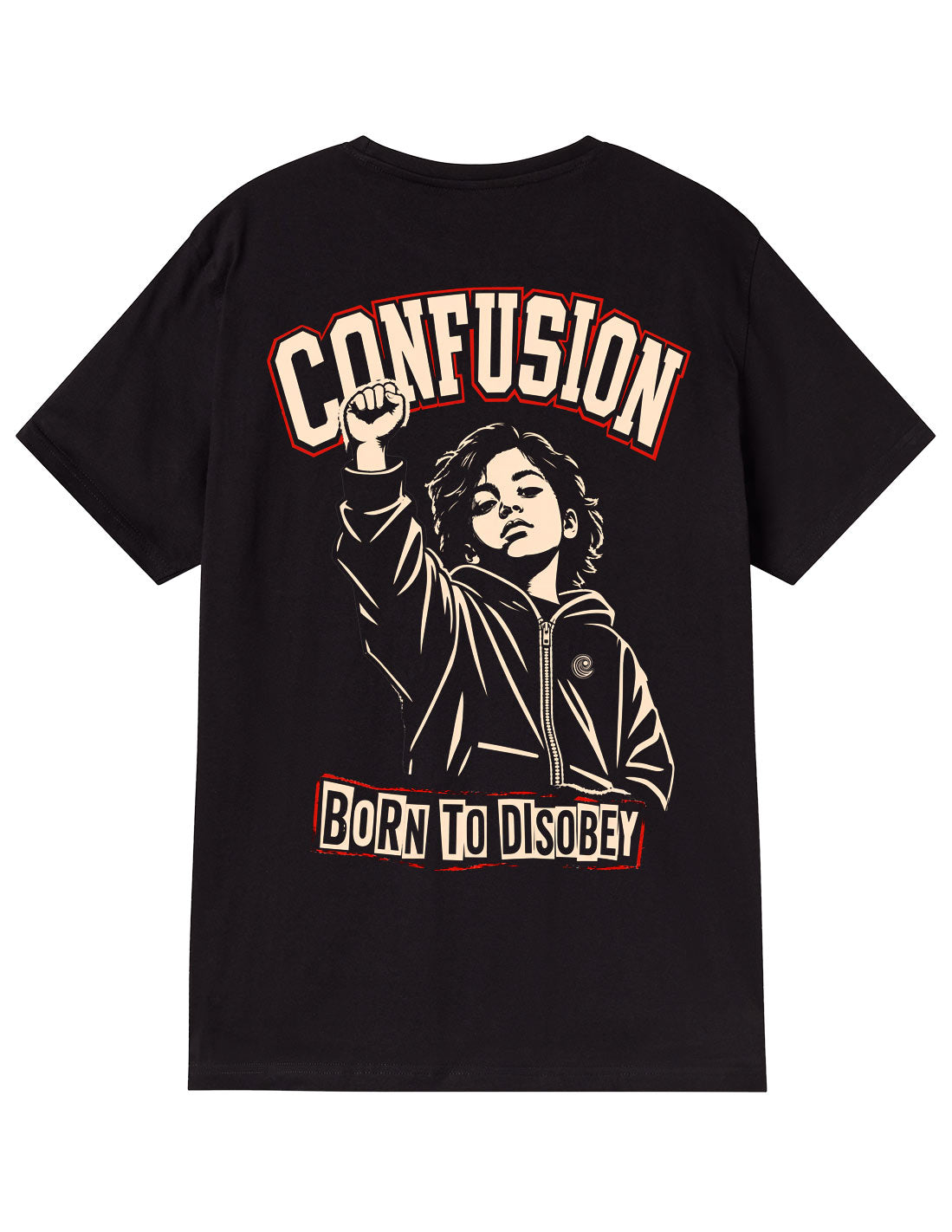 BORN TO DISOBEY BLACK TSHIRT