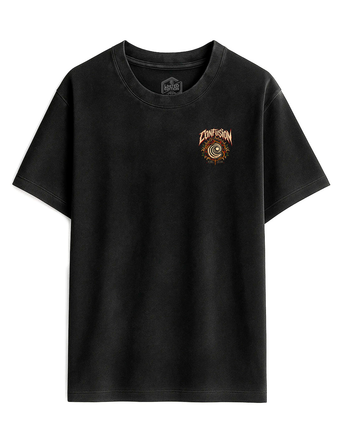 DEATH BEFORE OBEDIENCE BLACK OVERSIZE LAVADO A LA PIEDRA