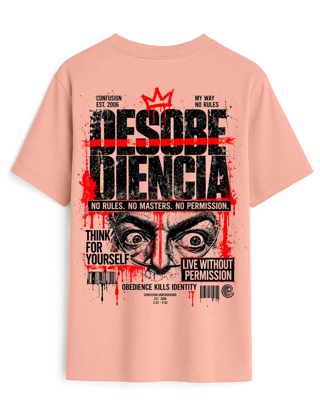 DESOBEDECE CAMEO TEE OVERSIZE