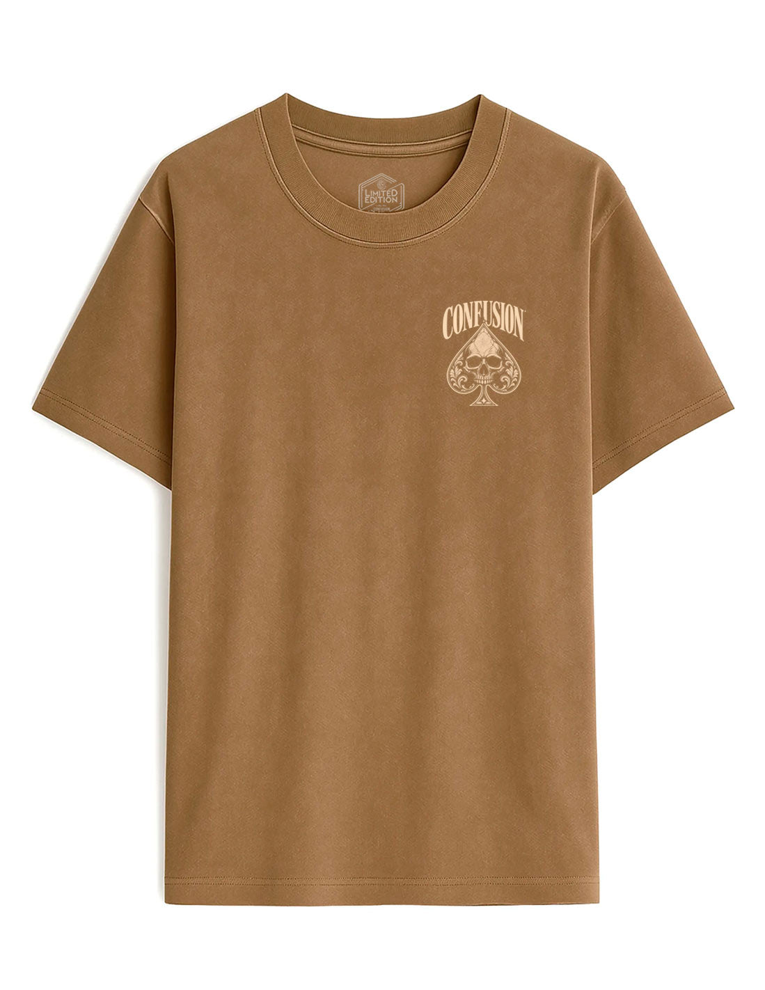 NO LUCK COCOA TEE OVERSIZE LAVADO A LA PIEDRA
