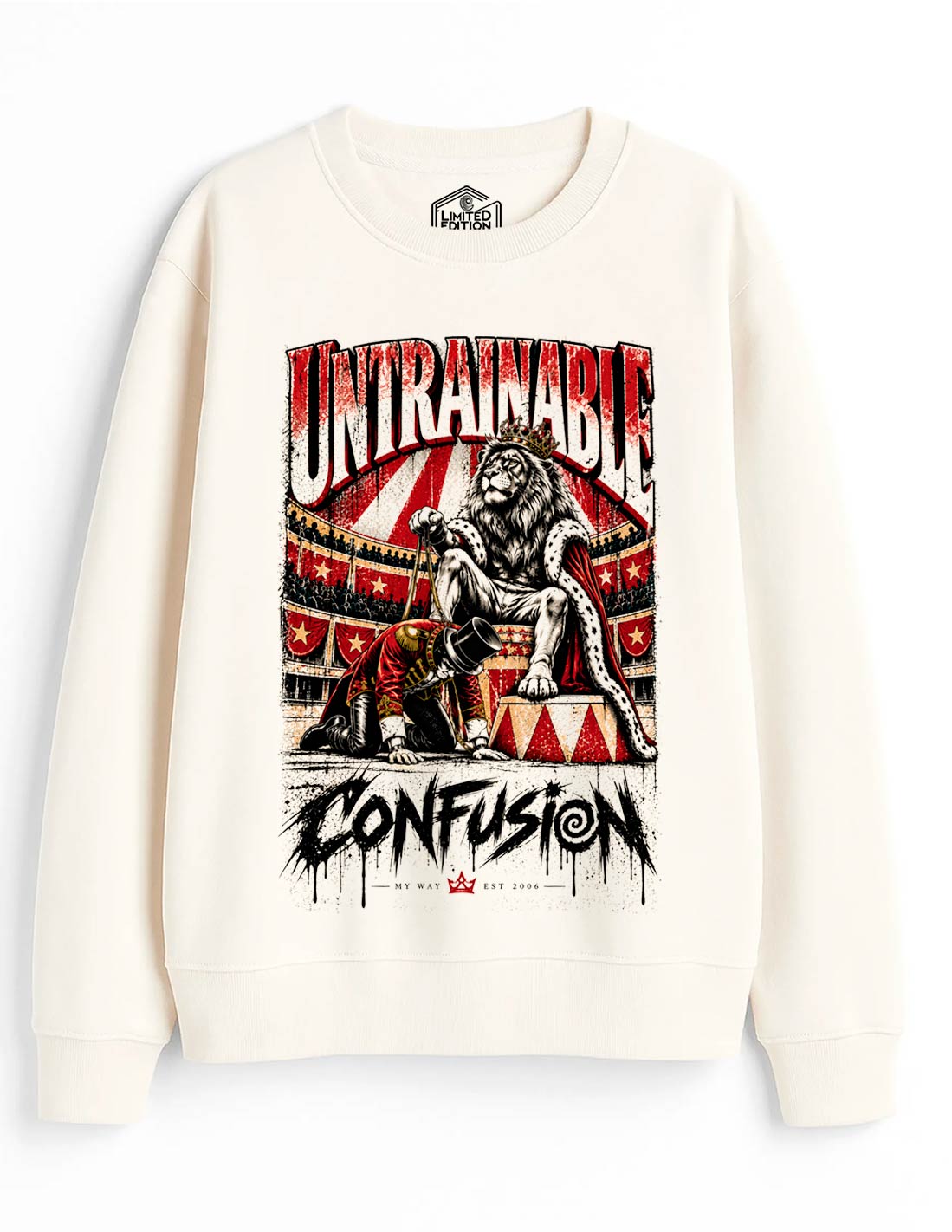 UNTRAINABLE COCOMILK CREWNECK OVERSIZE