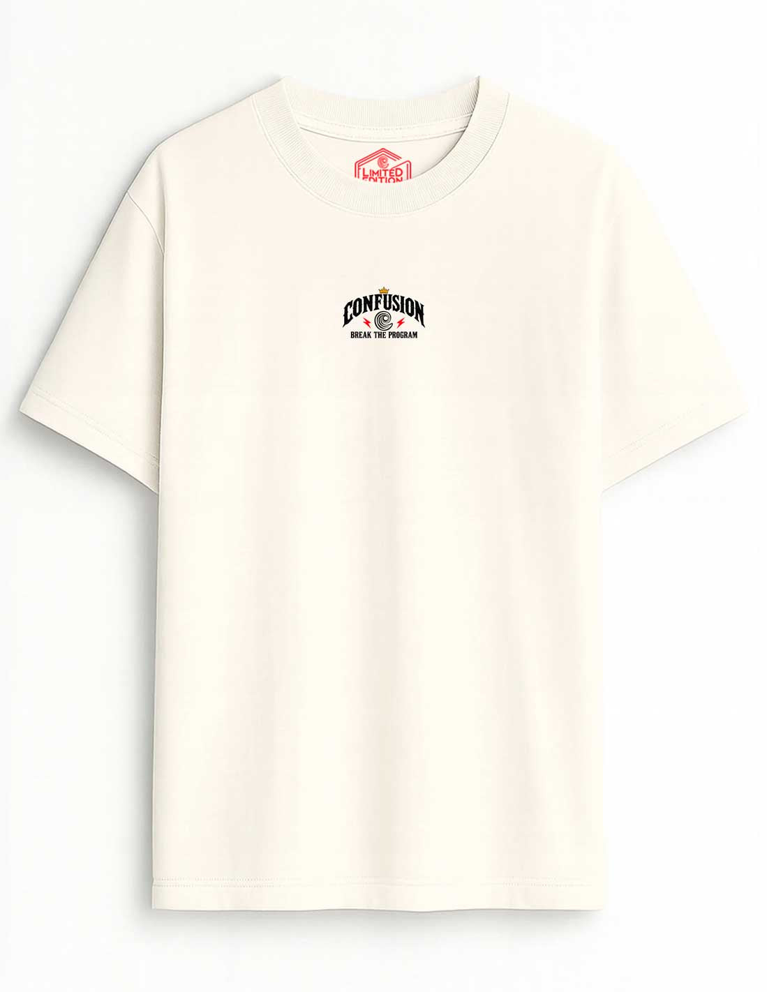 BREAK THE PROGAM COCOMILK TEE OVERSIZE