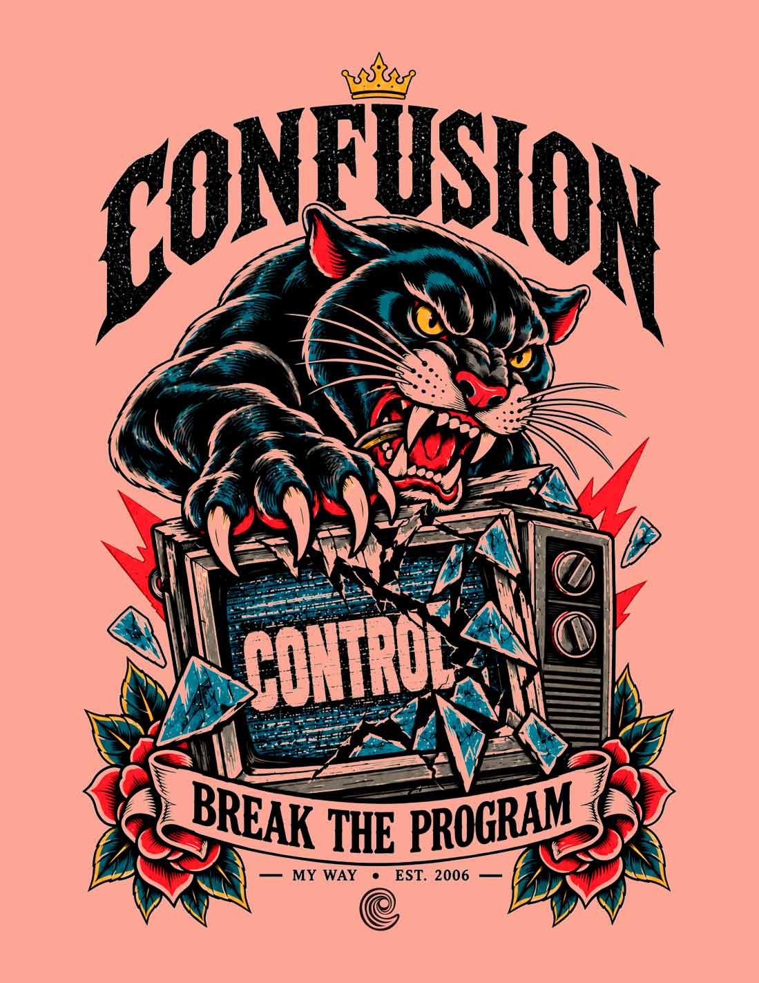 BREAK THE PROGAM CAMEO TEE OVERSIZE