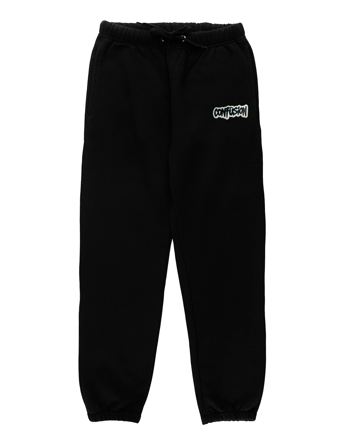 CONFUSION BLACK PANT PATCH NEW PATTERN
