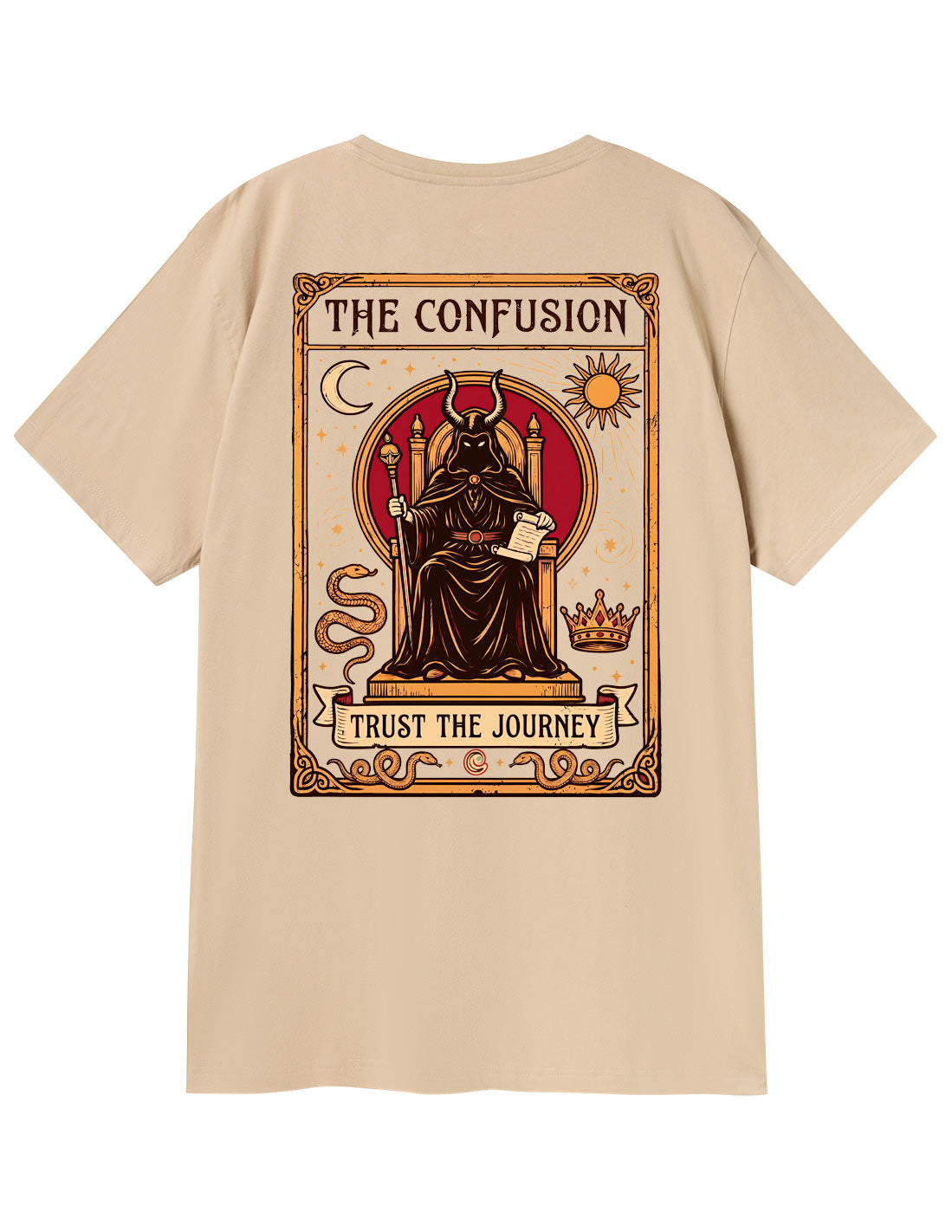 TRUST THE JOURNEY CREAM TSHIRT