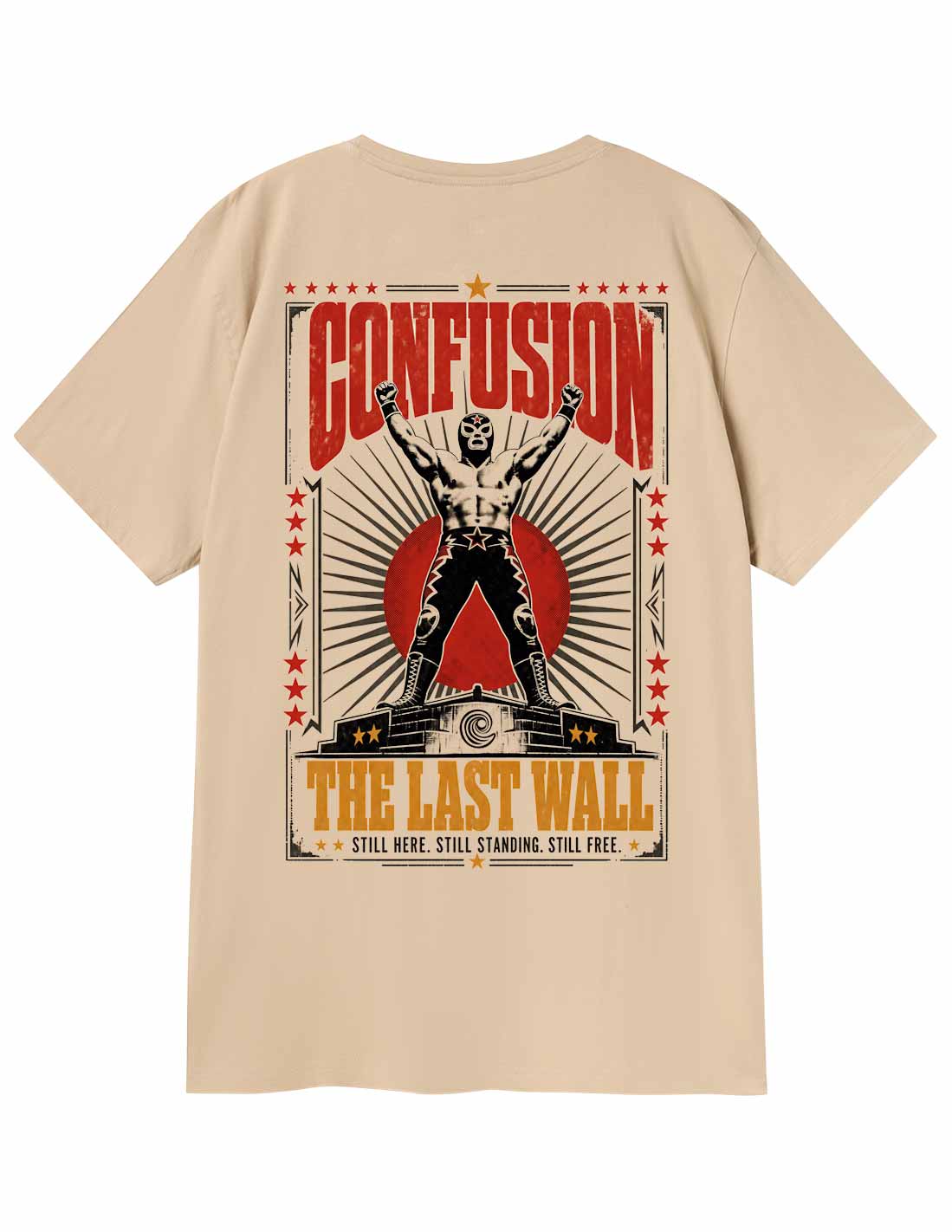 THE LAST WALL CREAM TEE