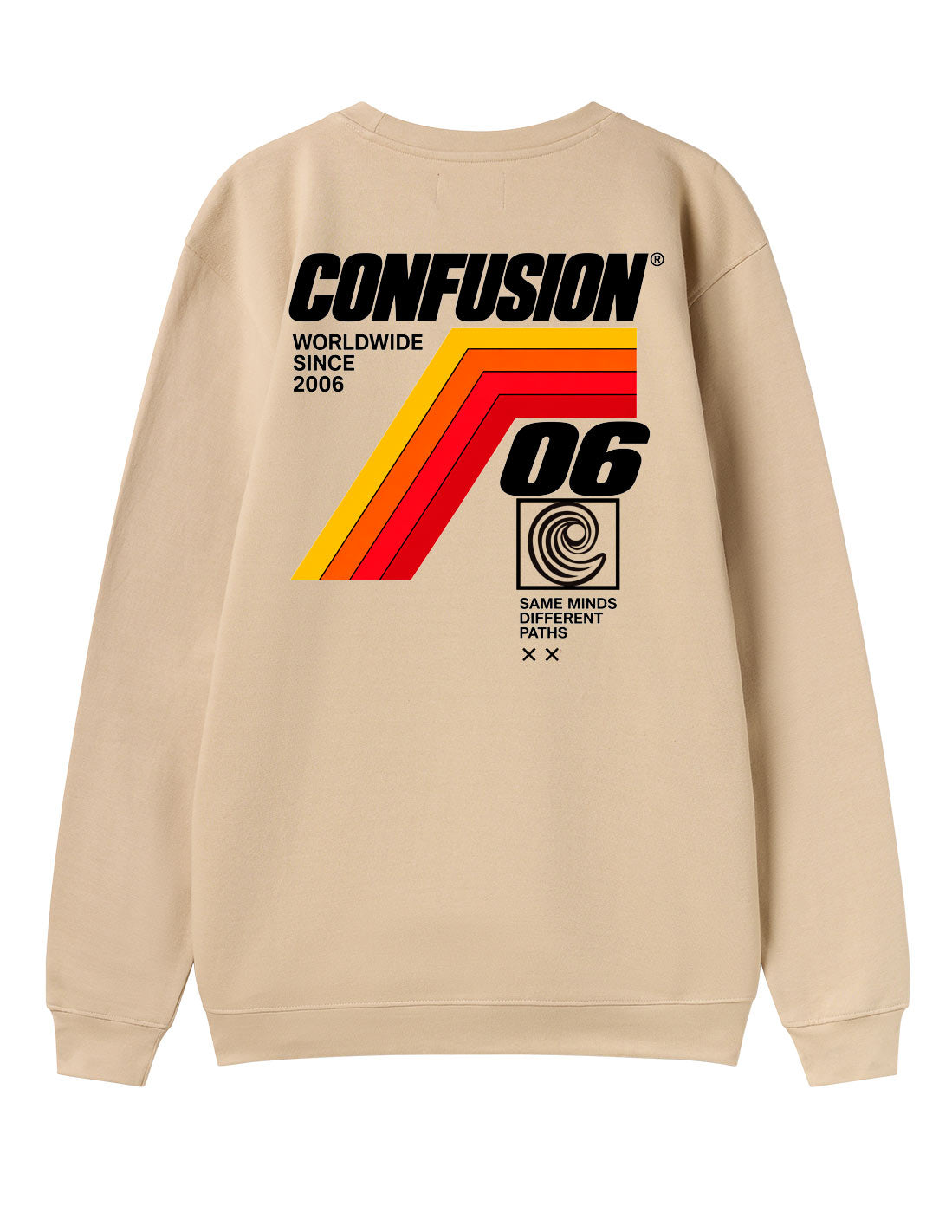 SAME MINDS CREAM CREWNECK