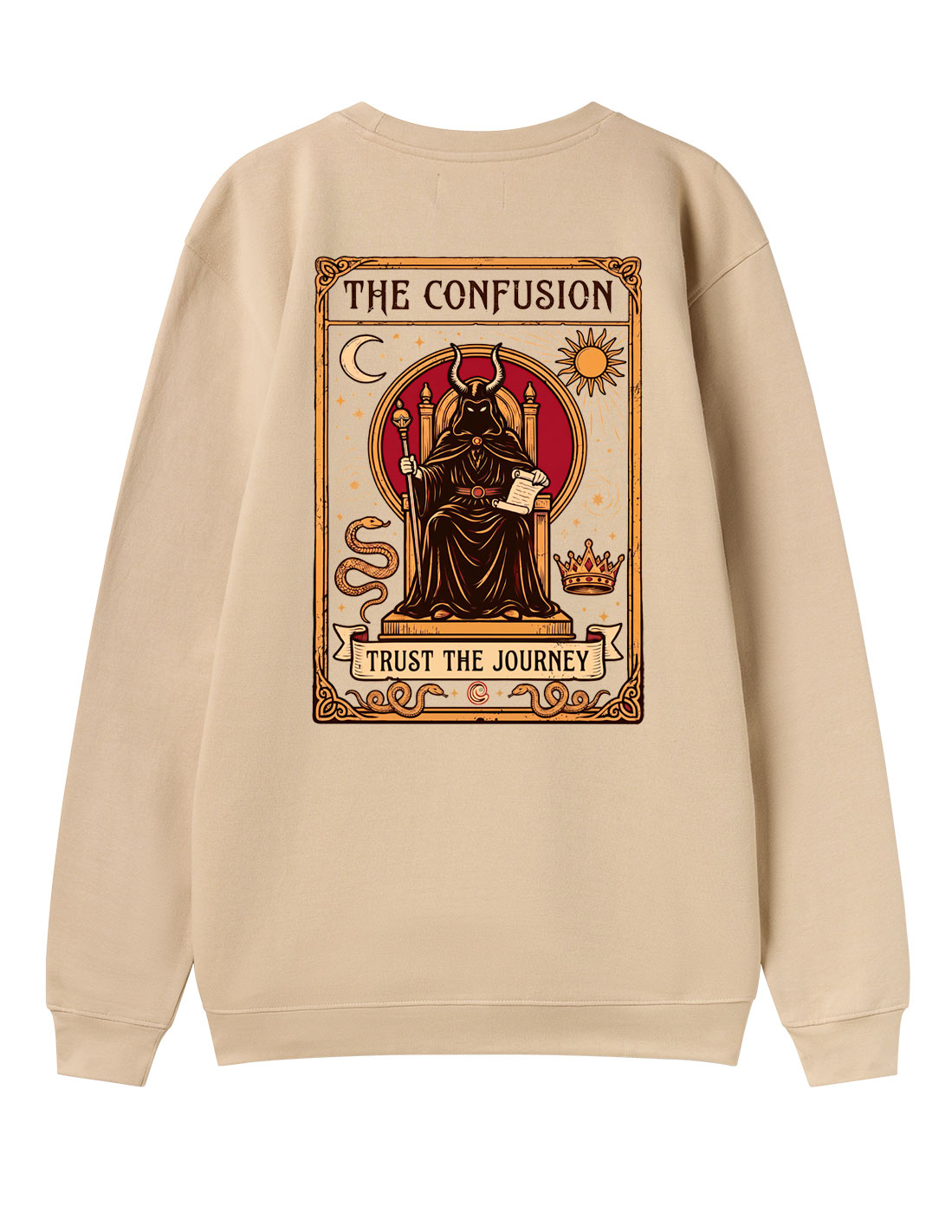 TRUST THE JOURNEY CREAM CREWNECK