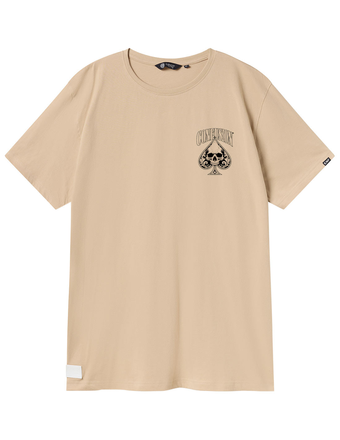 NO LUCK CREAM TSHIRT
