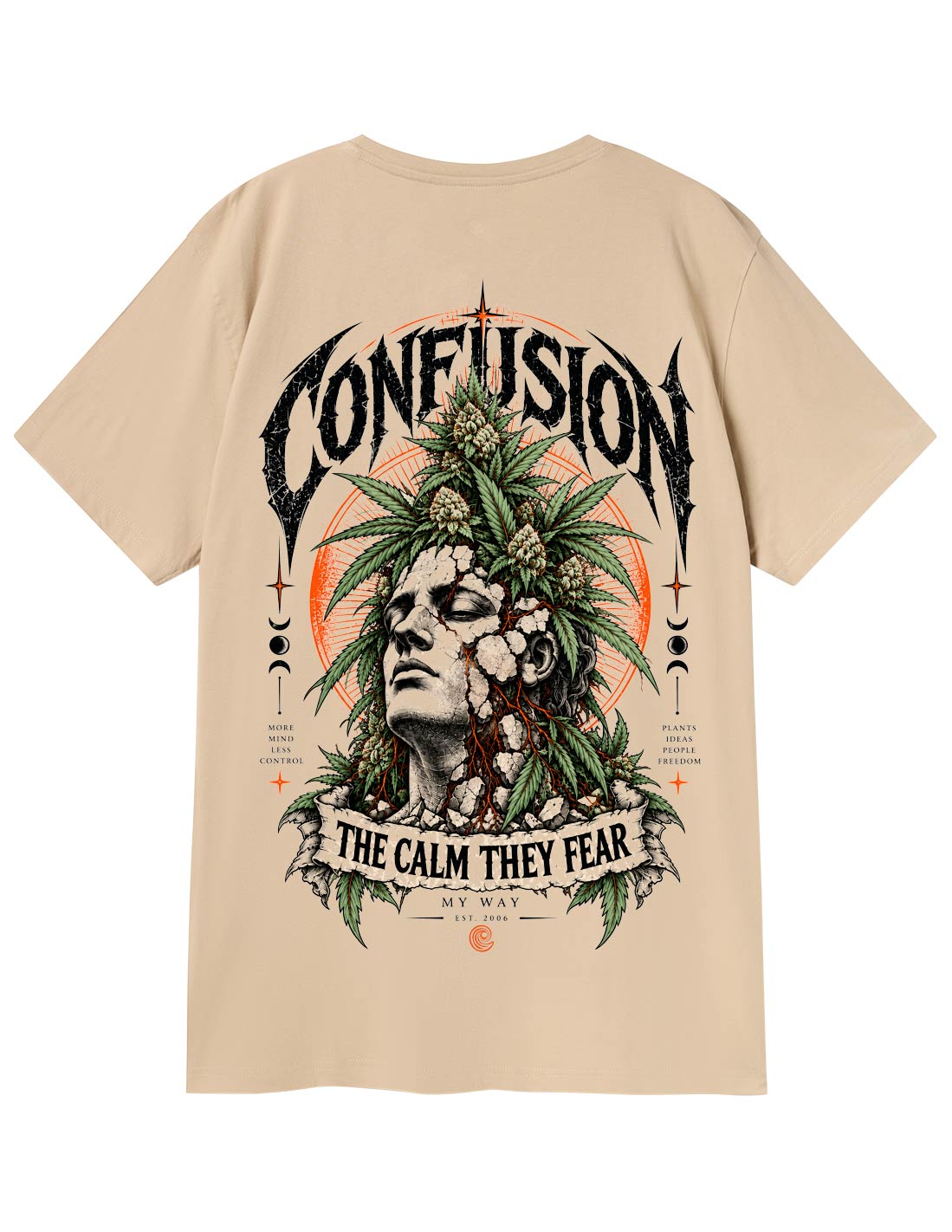 THE CALM CREAM TSHIRT